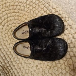 Alegria Women’s Black Mule Shoes 10.5